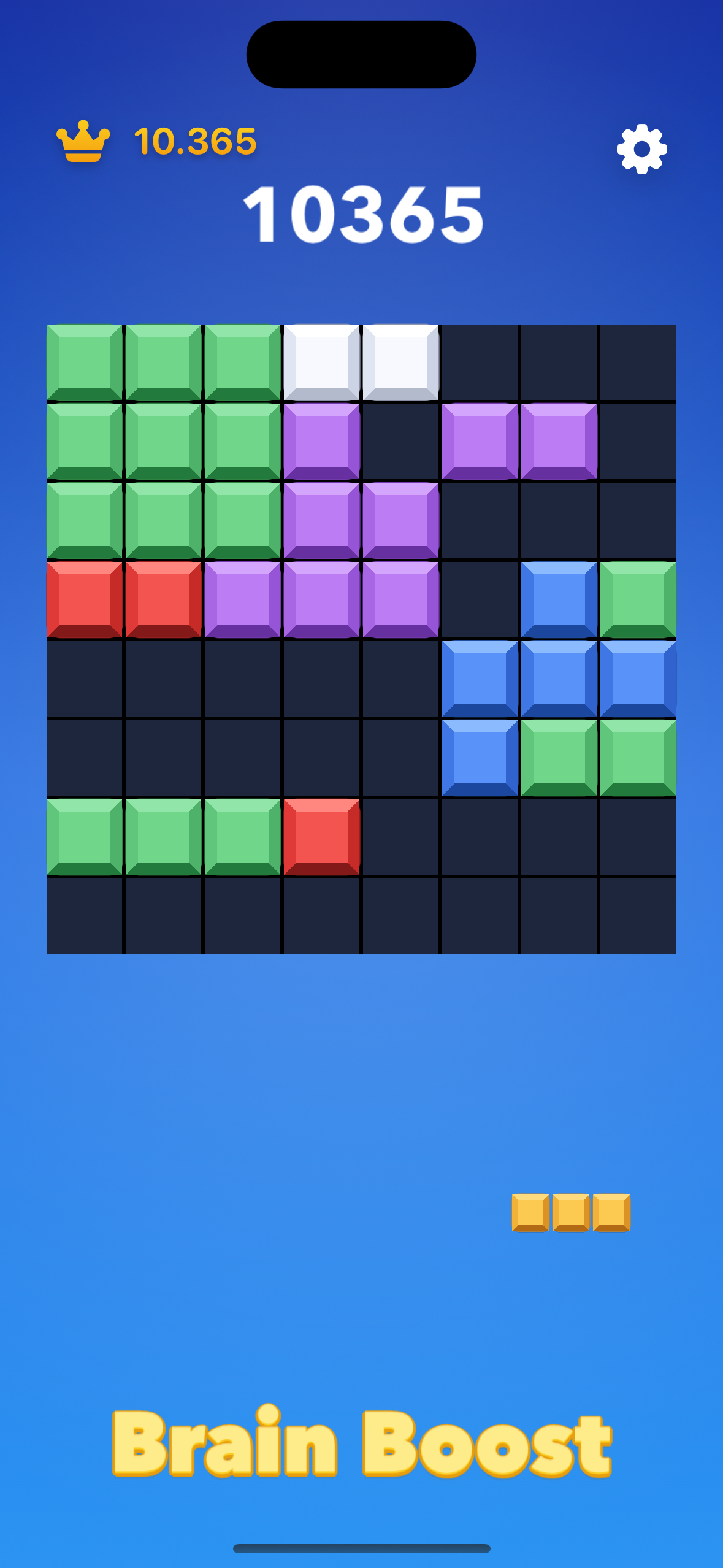 BlockBlast: Challenge brain boost gameplay screenshot
